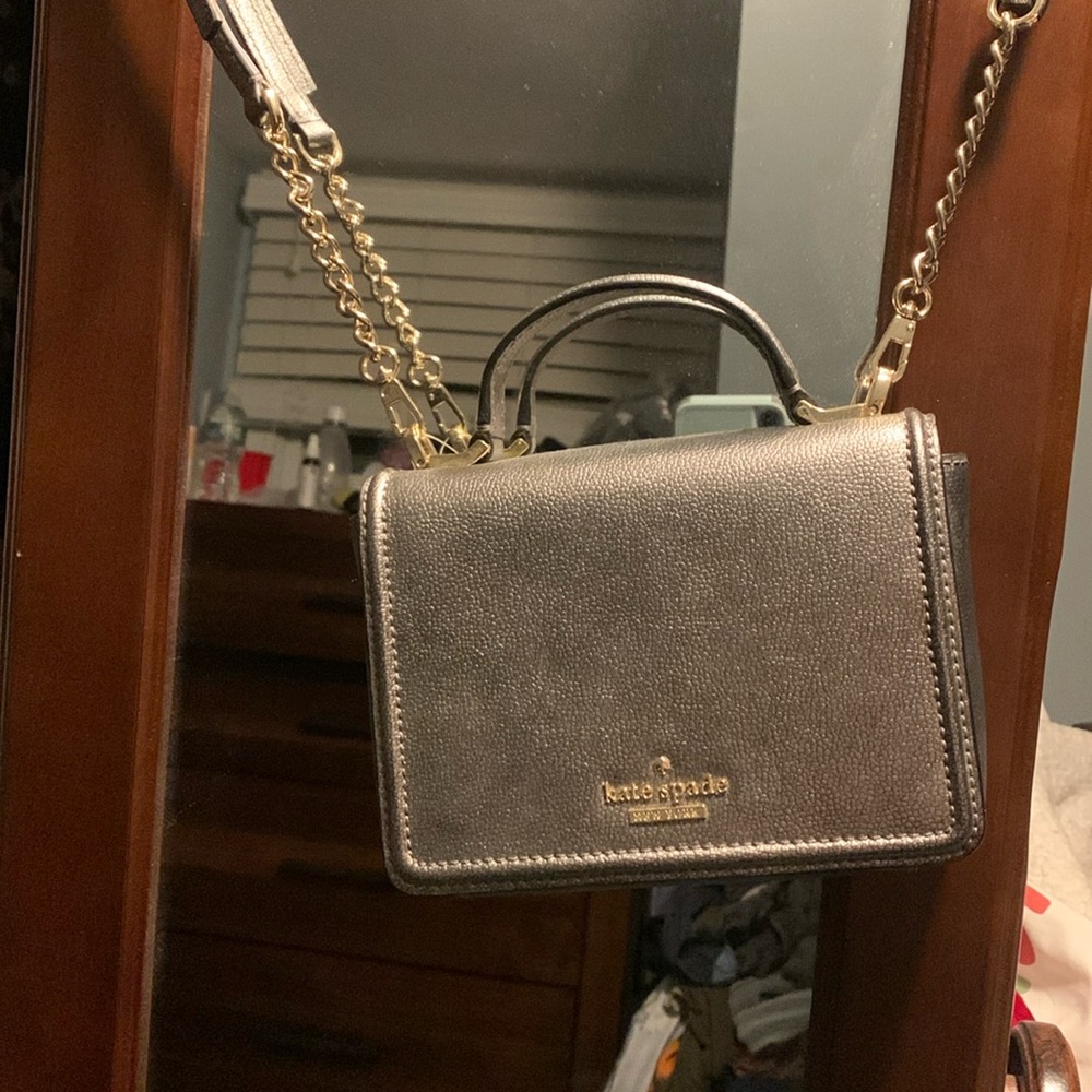 Kate Spade Brand New Rust Metallic Crossbody Bag